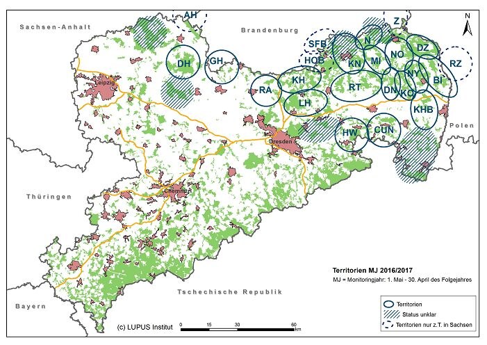 Karte Monitoringjahr 2016/2017