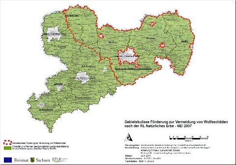 Neben den Landkreisen Bautzen und Görlitz gehören jetzt auch die Landkreise Meißen, Sächsische Schweiz-Osterzgebirge sowie Teile der Landkreise Mittelsachsen, Leipzig und Nordsachsen zum Fördergebiet.